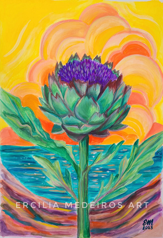 Copyright Ercilia Medeiros Santa Cruz California Fine Art by Ercilia Medeiros Copyright Ercilia Medeiros