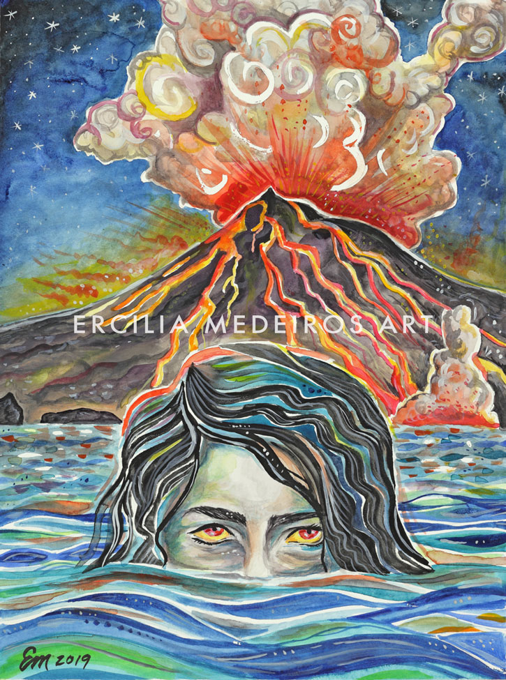 Copyright Ercilia Medeiros Santa Cruz California Fine Art by Ercilia Medeiros Copyright Ercilia Medeiros