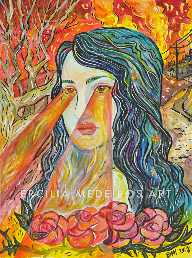 Copyright Ercilia Medeiros Santa Cruz California Fine Art by Ercilia Medeiros Copyright Ercilia Medeiros